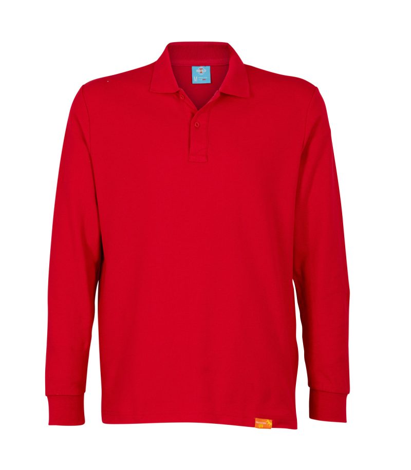 Polera Pique M/L 80/20 Roja