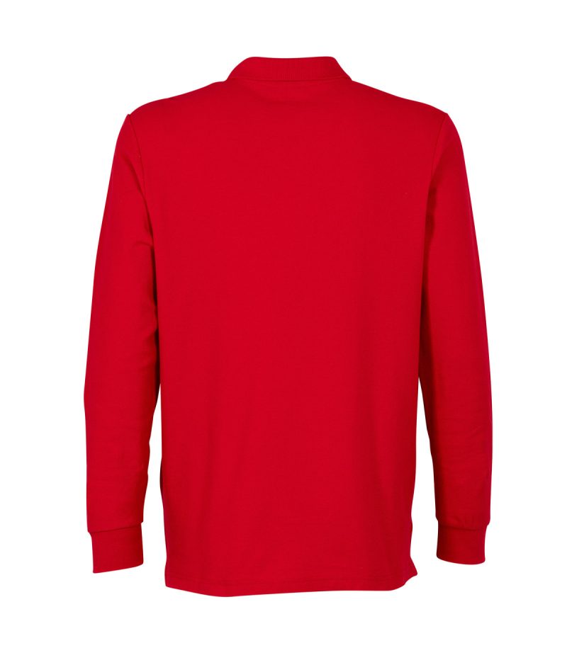 Polera Pique M/L 80/20 Roja - Imagen 3