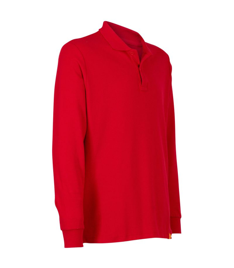 Polera Pique M/L 80/20 Roja - Imagen 4