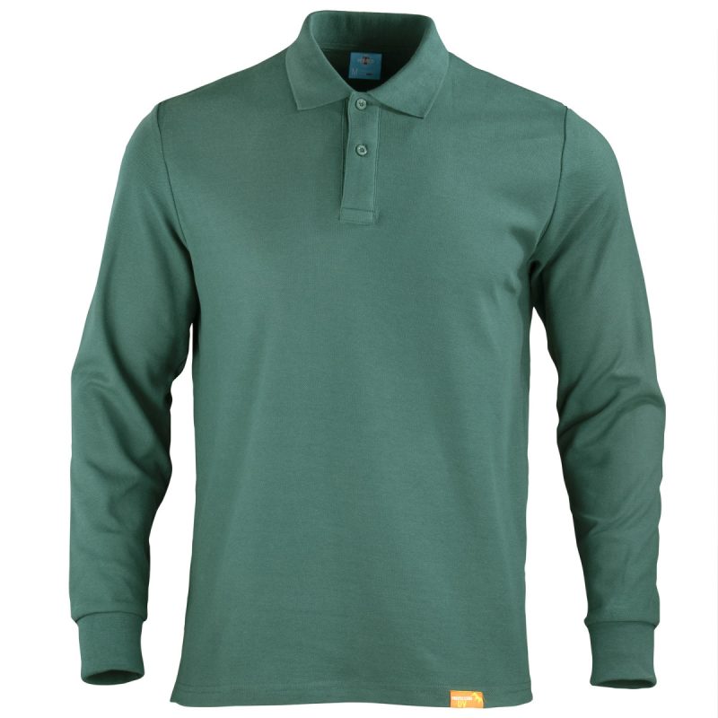 Polera Pique M/L 80/20 Verde