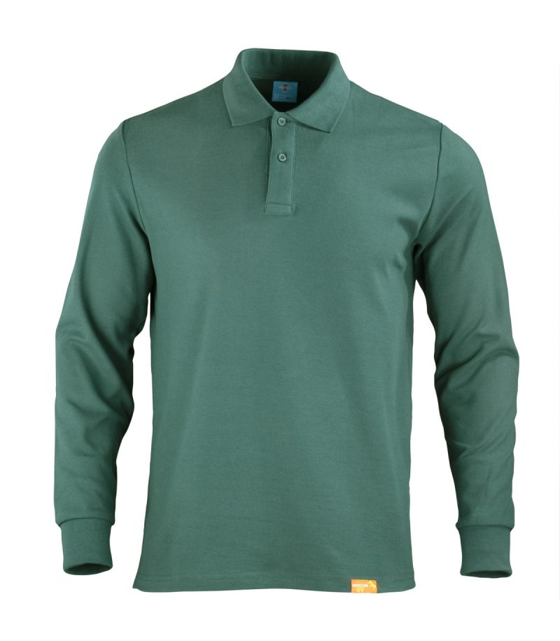 Polera Pique M/L 80/20 Verde