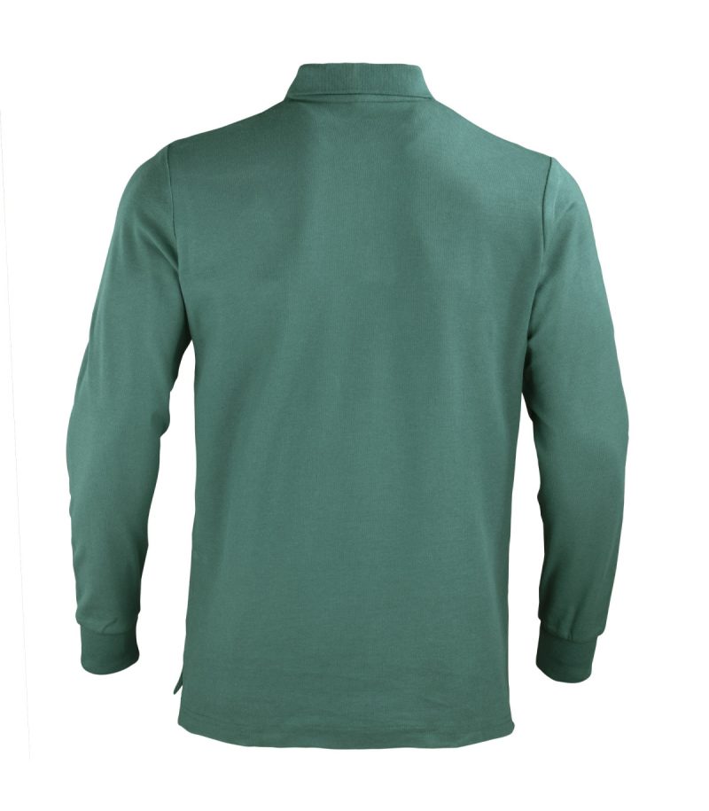 Polera Pique M/L 80/20 Verde - Imagen 3