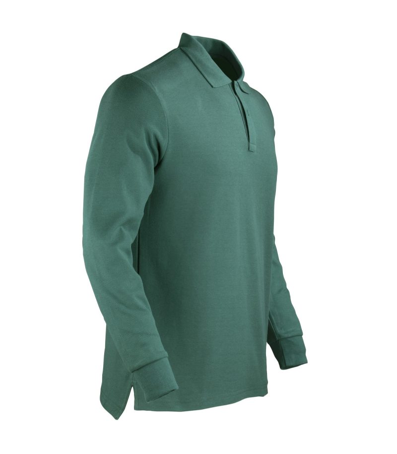Polera Pique M/L 80/20 Verde - Imagen 4