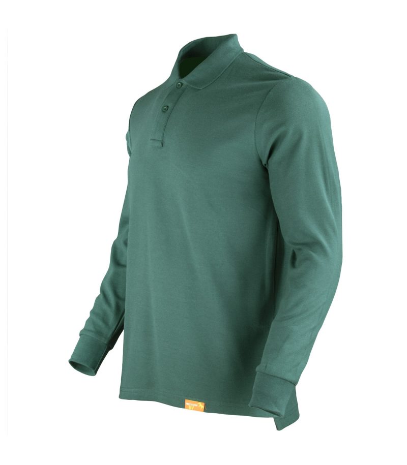 Polera Pique M/L 80/20 Verde - Imagen 2