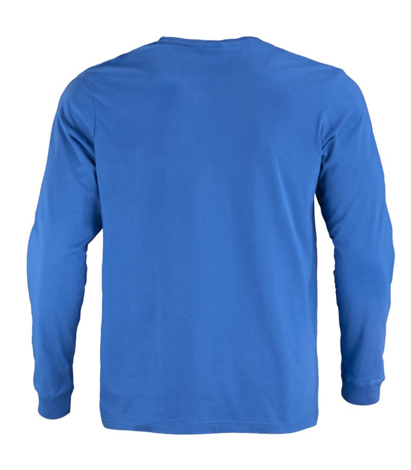 Polera Polo M/L Azul Rey - Imagen 3