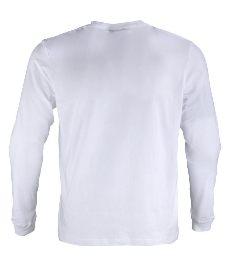 Polera Polo M/L Blanca - Imagen 3