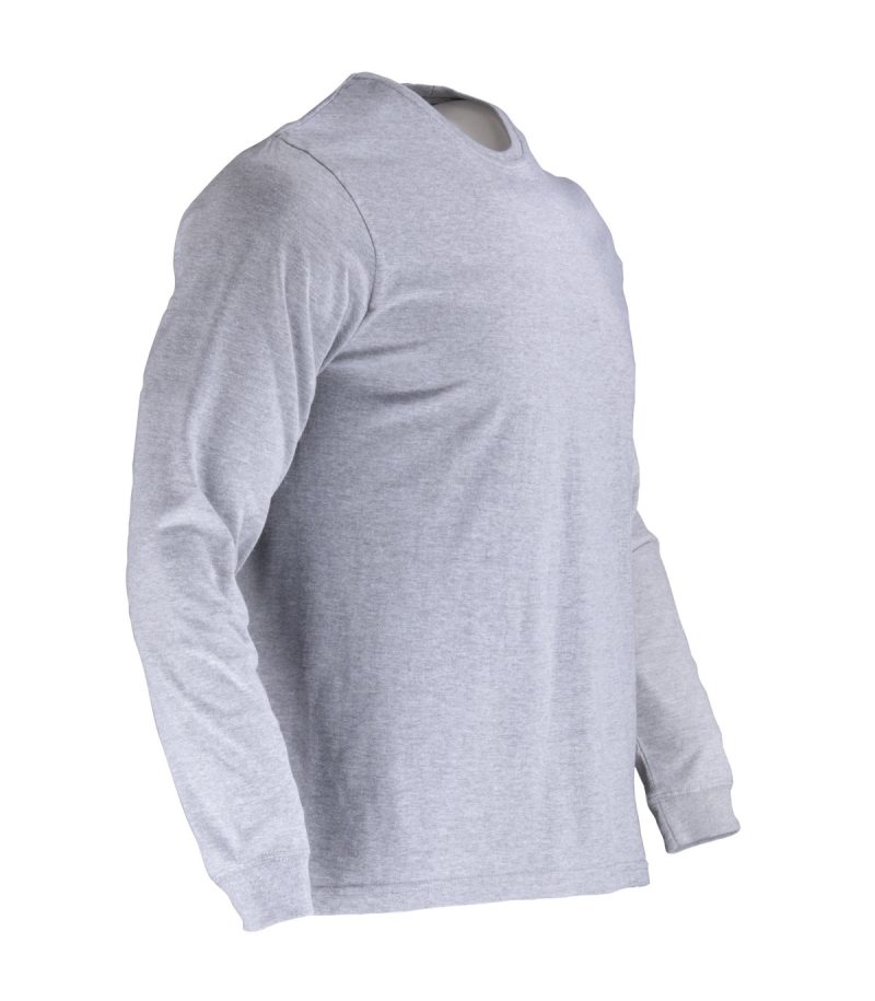 Polera Polo M/L Gris - Imagen 2