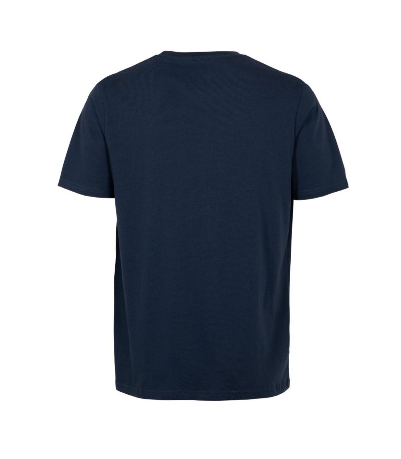 Polera Smood Polo M/C Azul Piedra - Imagen 3