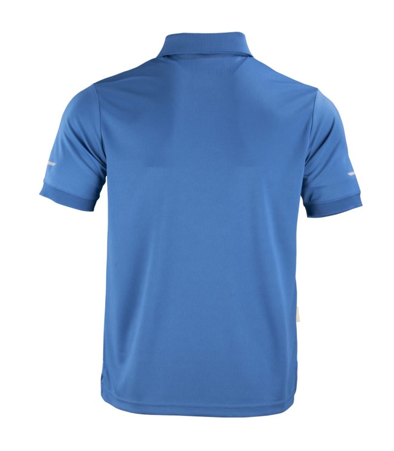 Polera WorkDry Cam M/Corta Azul Rey - Imagen 3