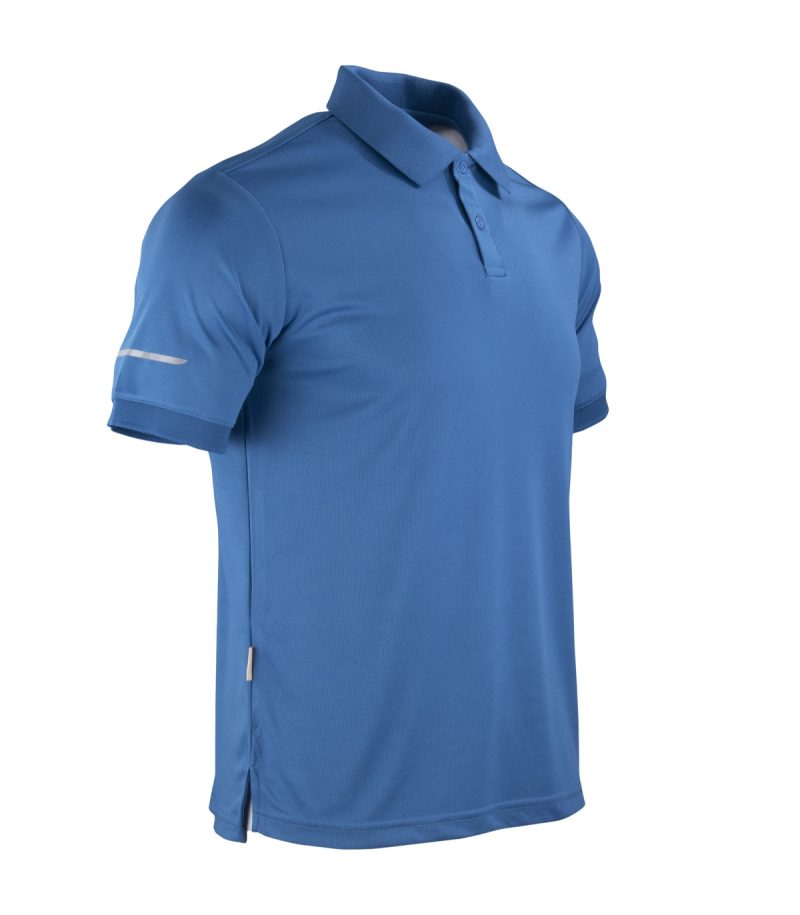 Polera WorkDry Cam M/Corta Azul Rey - Imagen 4