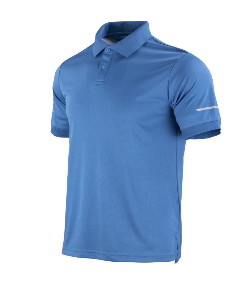 Polera WorkDry Cam M/Corta Azul Rey - Imagen 2