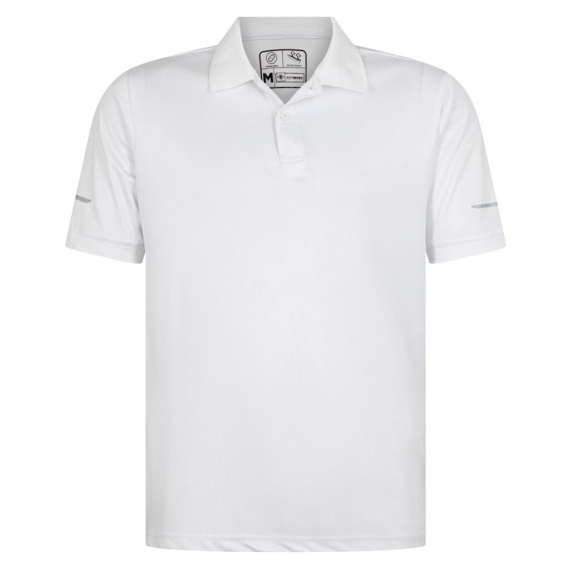 Polera WorkDry Cam M/Corta Blanca