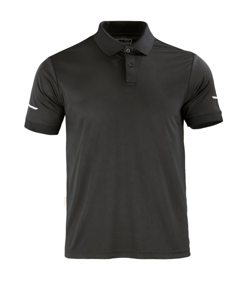 Polera WorkDry Cam M/Corta Negra