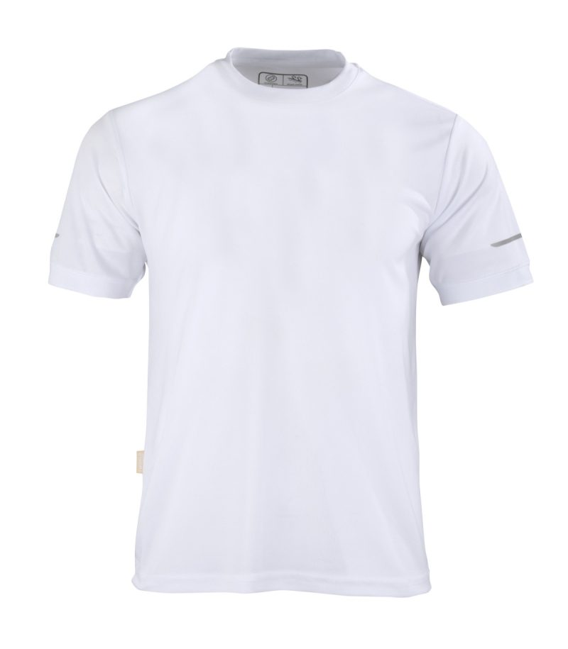 Polera drifit M/C Blanca