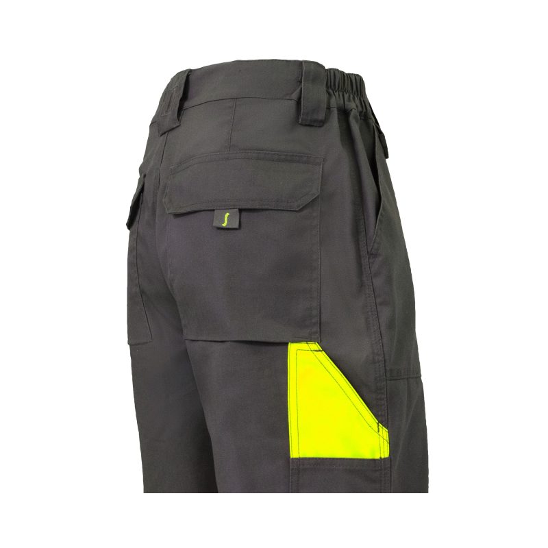Pantalón alta visibilidad amarillo bi color clase - Imagen 3