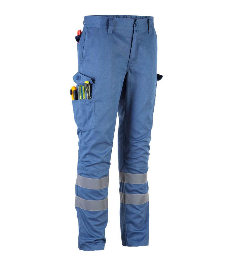 Pantalón cargo gab C/cinta Azul Indigo - Imagen 4