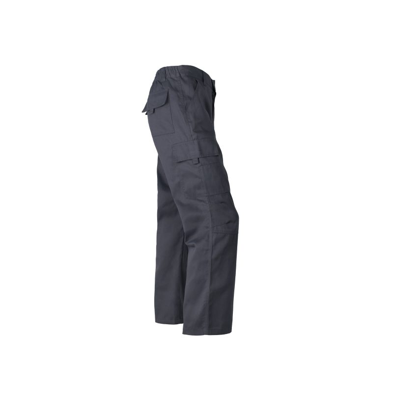 Pantalón cargo gabardina practical Gris - Imagen 3