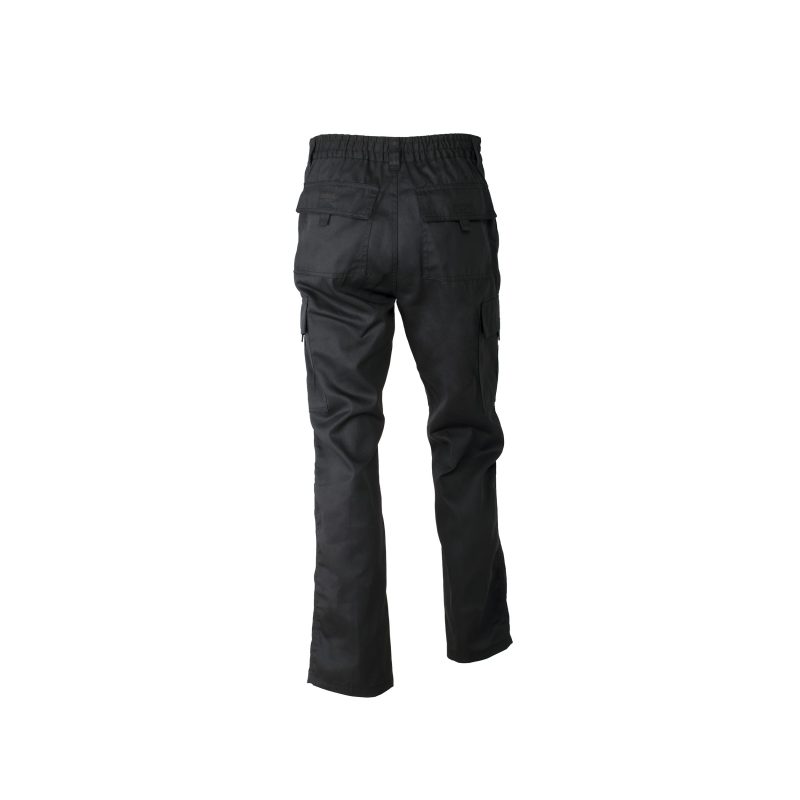 Pantalón cargo gabardina practical negro - Imagen 2