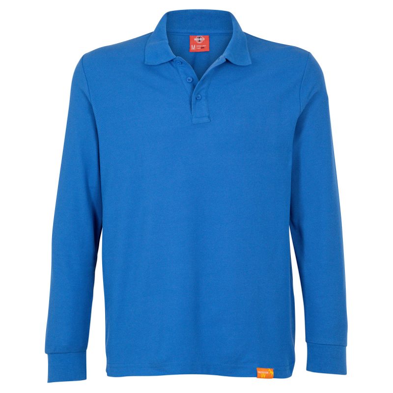 Polera hombre 60 alg 40 Azul Rey