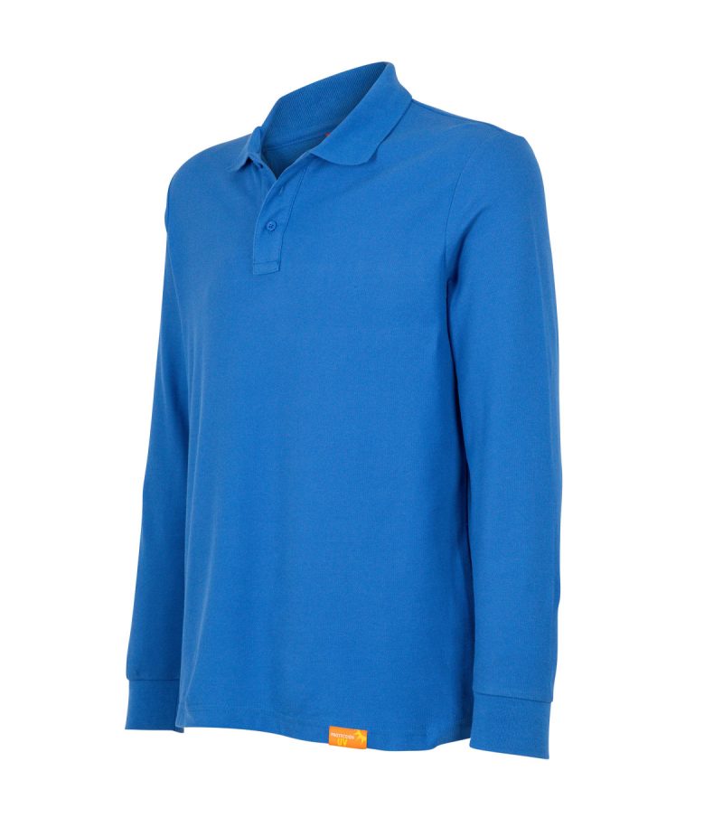 Polera hombre 60 alg 40 Azul Rey - Imagen 2