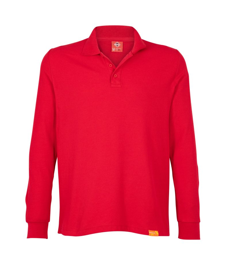 Polera hombre 60 alg 40 Roja