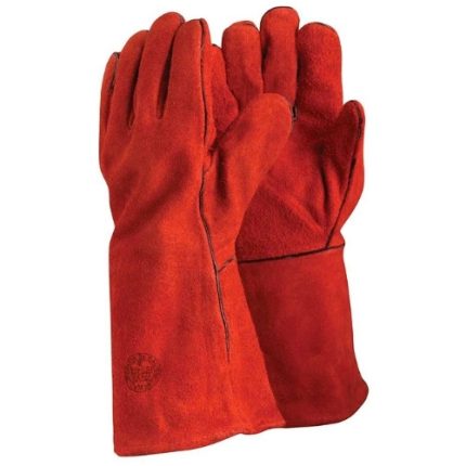 GUANTE SOLDADOR ROJO