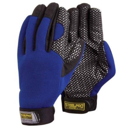 Guante Steelpro Antideslizante Azul