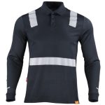 Polera Hibrida con Cinta Reflectiva M/L