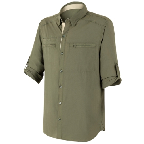 Camisa Outdoor Logde Verde M-2 Camisa Outdoor Manga Larga - Imagen 1