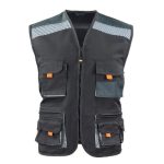Chaleco Geólogo Canvas Gris-Negro