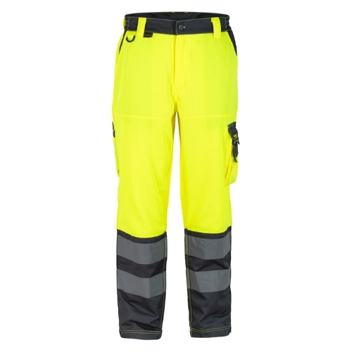 PANTALON ALTA VISIBILIDAD CLASE 2 Amarilo Fluor-1 Pantalon Cargo Gabardina Alta Visibilidad Clase-2 - Imagen 1